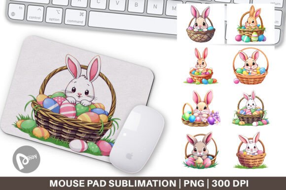 Decorating Your Desk with a Mouse Pad Easter Rabbit That Works as Hard as You Do