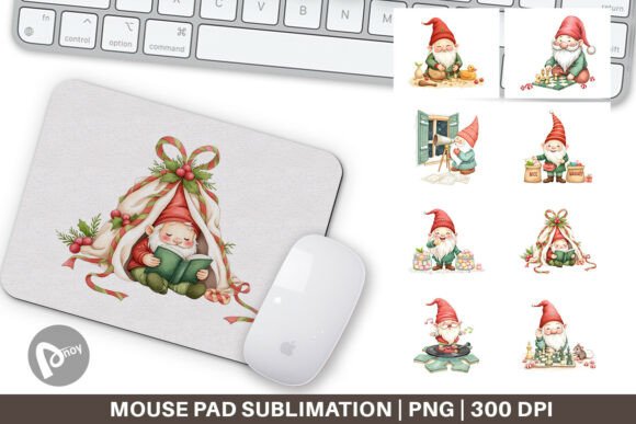 Mouse Pad Christmas Gnome: Transform Your Workspace with Festive Comfort and Creative Design