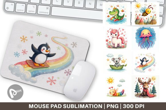 Mouse Pad Doodle Dream Animals: Where Whimsical Art Meets Everyday Function