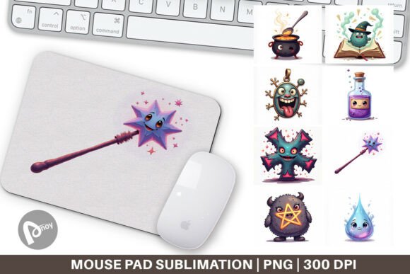 Mouse Pad Magic Potions: Vibrant Sublimation Art Pads