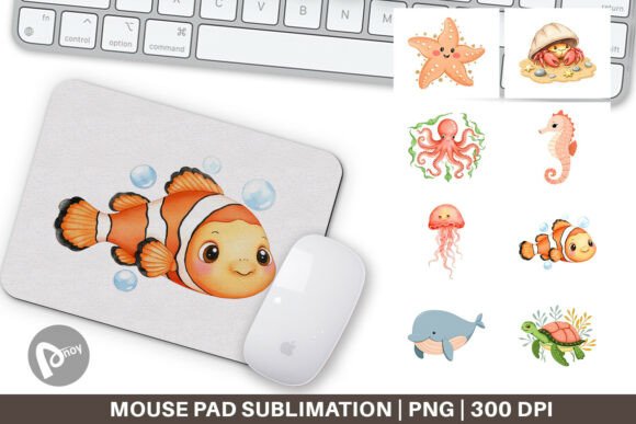 Mouse Pad Peach Fuzz Friends: Soft Aesthetics Meet Everyday Desk Comfort