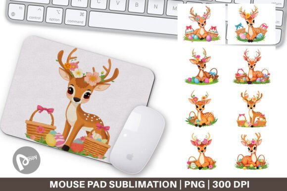 The Mouse Pad Easter Deer: Where Seasonal Charm Meets Everyday Productivity